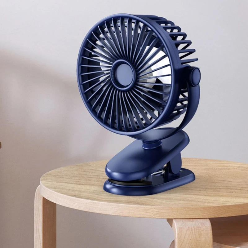 

3-Gears Wireless Electric Fan Clipped Circulator Cooling Air Conditioner Desktop