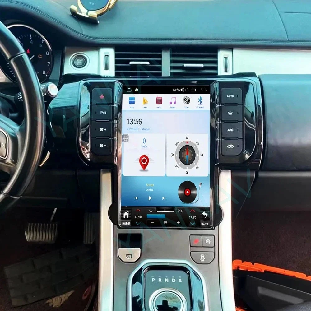 

for Land Rover evoque 2014-2018（9.7&12.1） audio 2 din android receiver Vertical style auto multimedia DVD player GPS