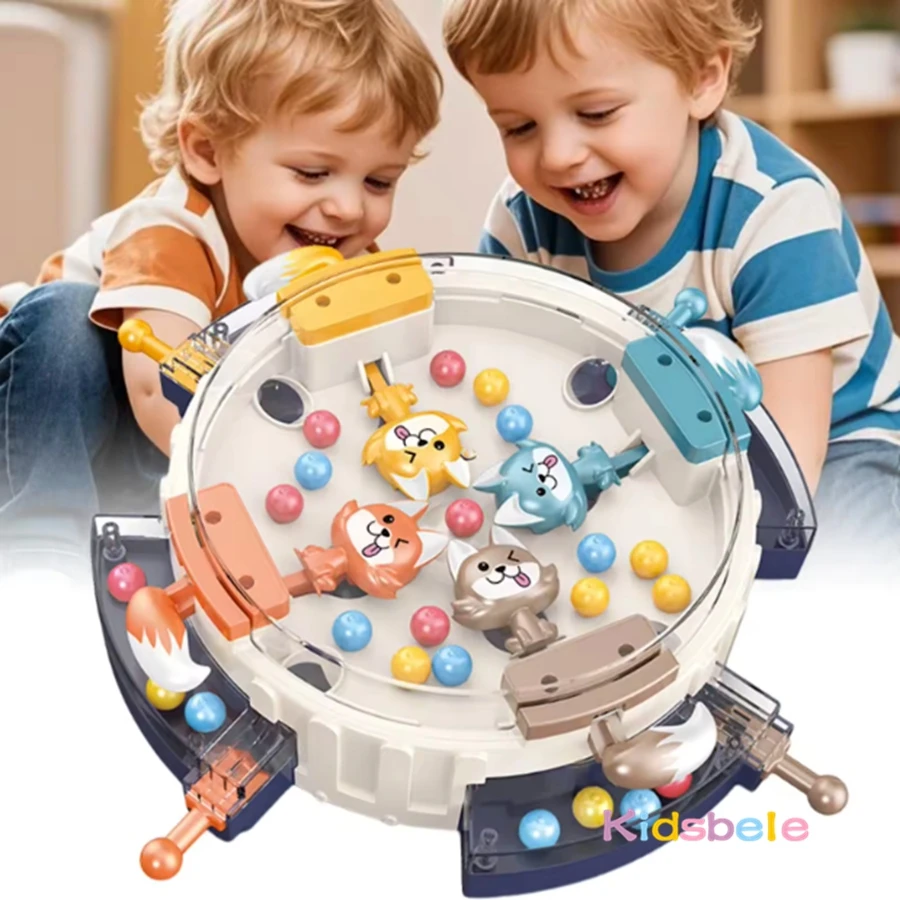 

Детские игрушки-мячи с фасолью, голодный волк, ест квасоли для семейных вечеринок, многопользовательская классическая соревновательная игра для вечеринок на день рождения