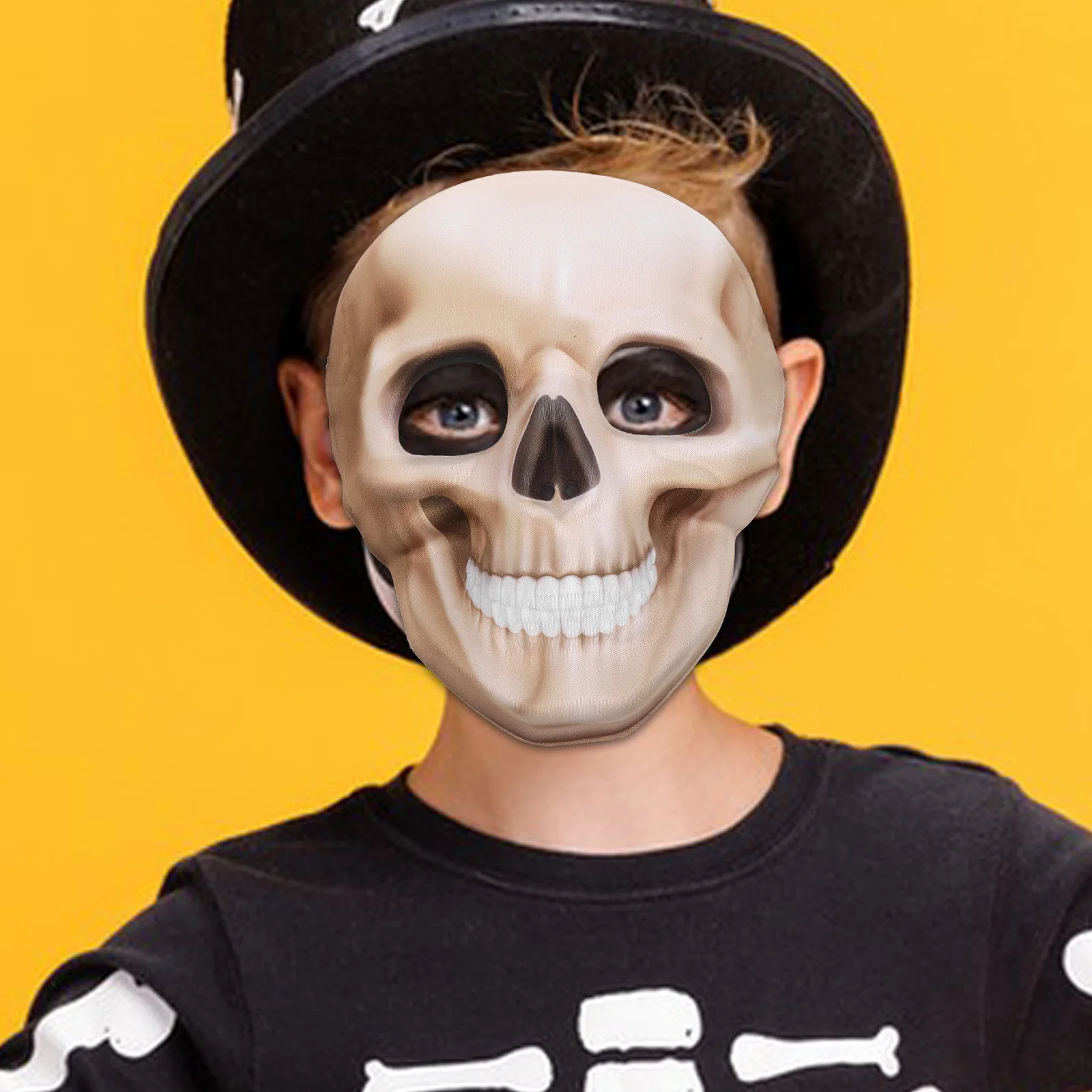 

Skull Halloween Party Mask Cosplay Prop Masquerade Carnival Performance Decorative Accessory Scary Skull Design Mask For