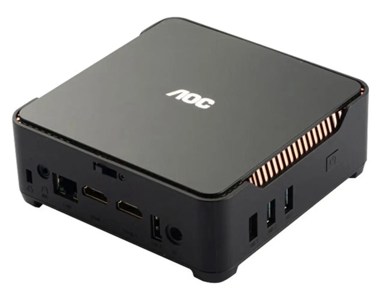 AOC Mini PC MOSS M3 Intel N95 Computer Barebone System  8GB DDR4 256GB SSD Dual Frequency WiFi Home Office Work Business