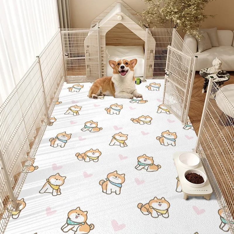 Simple No-wash Pet Floor Mat Waterproof Urine-proof PVC Easy To Clean Soft Carpet Wear-resistant Anti-slip Rugs Ковер Tapis 러그