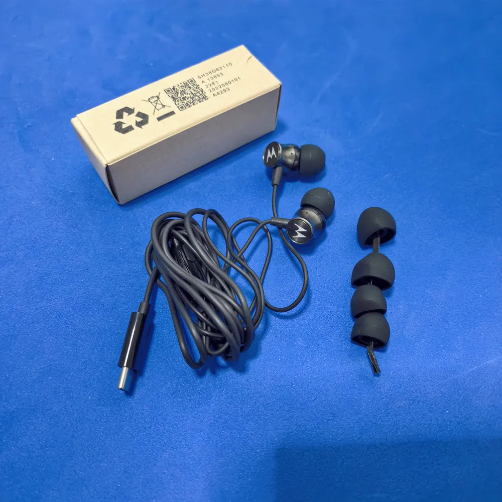 Original pour Motorola USB Type C écouteurs dans l'oreille filaire casque écouteurs avec micro pour Moto Edge 60 50 Pro Razr 50 40 Ultra X30 Original pour Motorola USB Type C écouteurs dans l'oreille filaire casque écouteurs avec micro pour Moto Edge 60 50 Pro Razr 50 40 Ultra X30