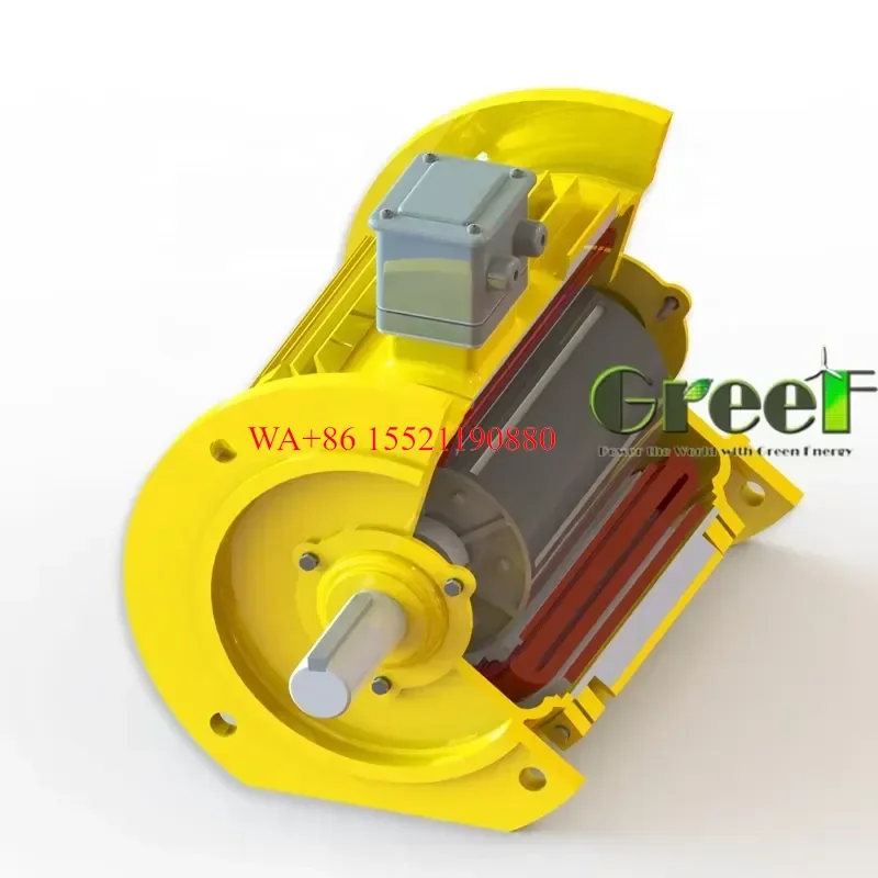 WMWMNU 100Kw Low Rpm Micro Hydro Power Generator Water Turbine for Home