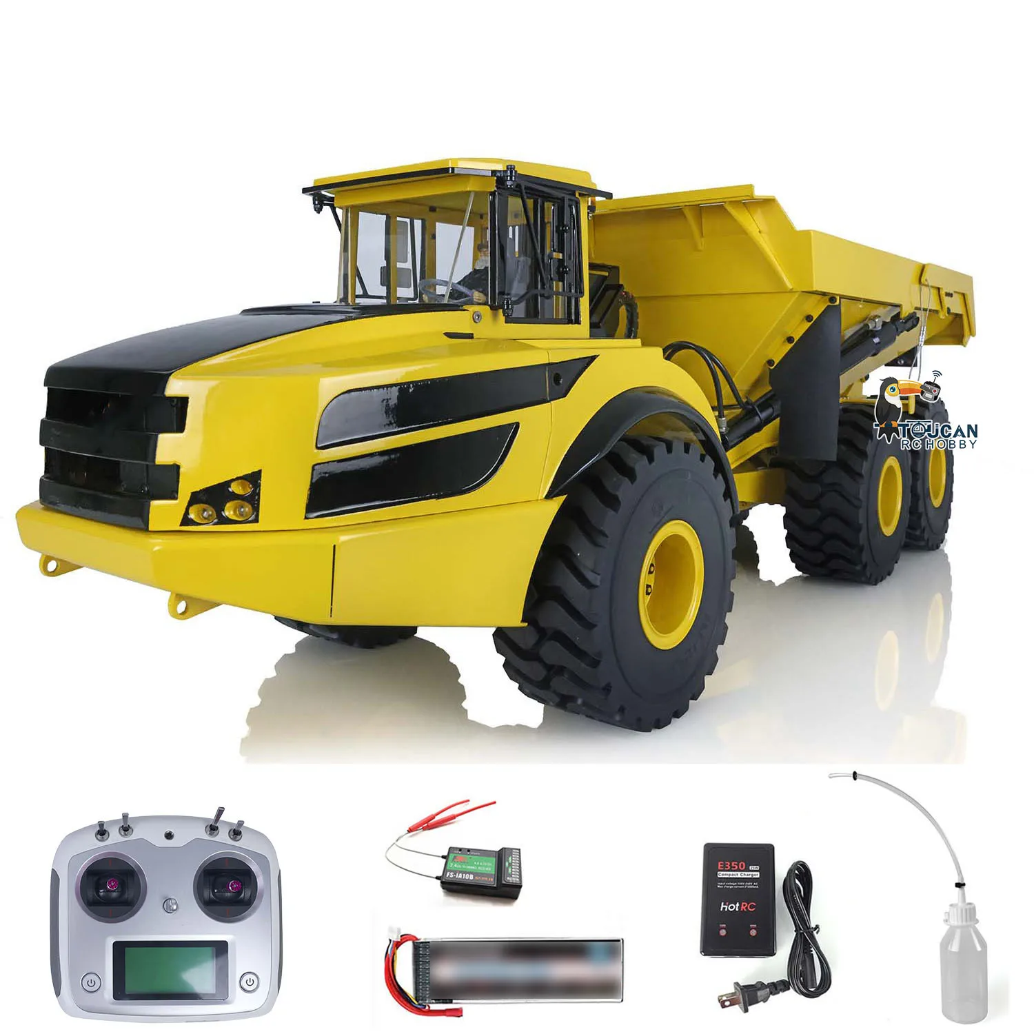 

1/14 A40G 6*6 металлический гидравлический подъемный радиоуправляемый шарнирный самосвал самосвал RTR МОДЕЛЬ готовый к уходу строительный автомобиль для детей