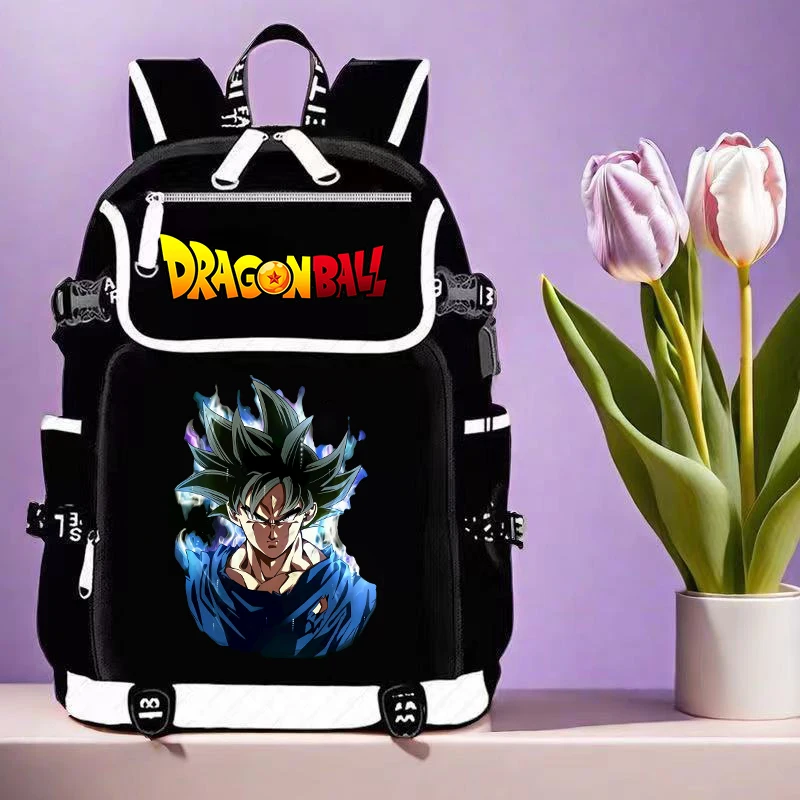 Dragon ball mochila absorvente de umidade respirável estudante mochila grande capacidade multi zona mochila presente aniversário das crianças