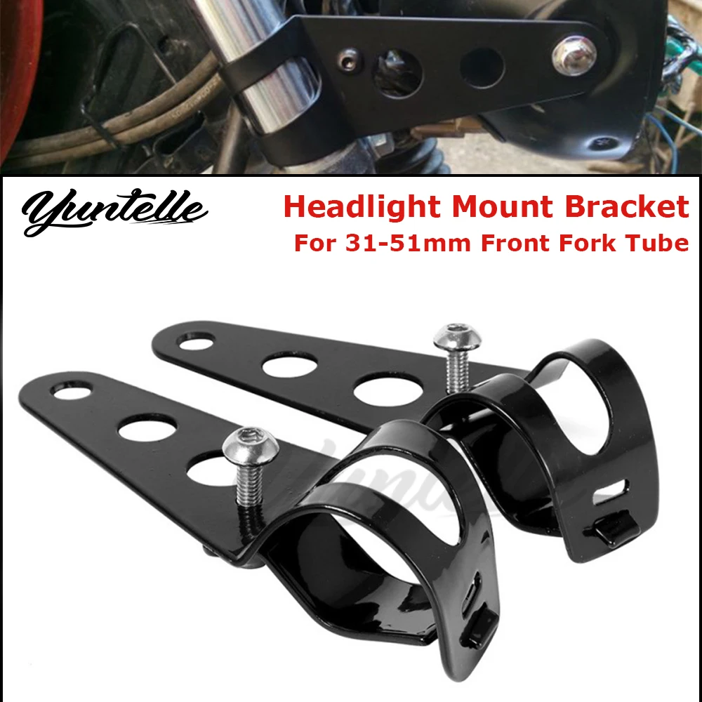 

Headlight Bracket Clamp For Harley 31-39mm 39-51mm Fork Head Light Lamp Support Turn Signal Light Hold Motorcycle Accessories