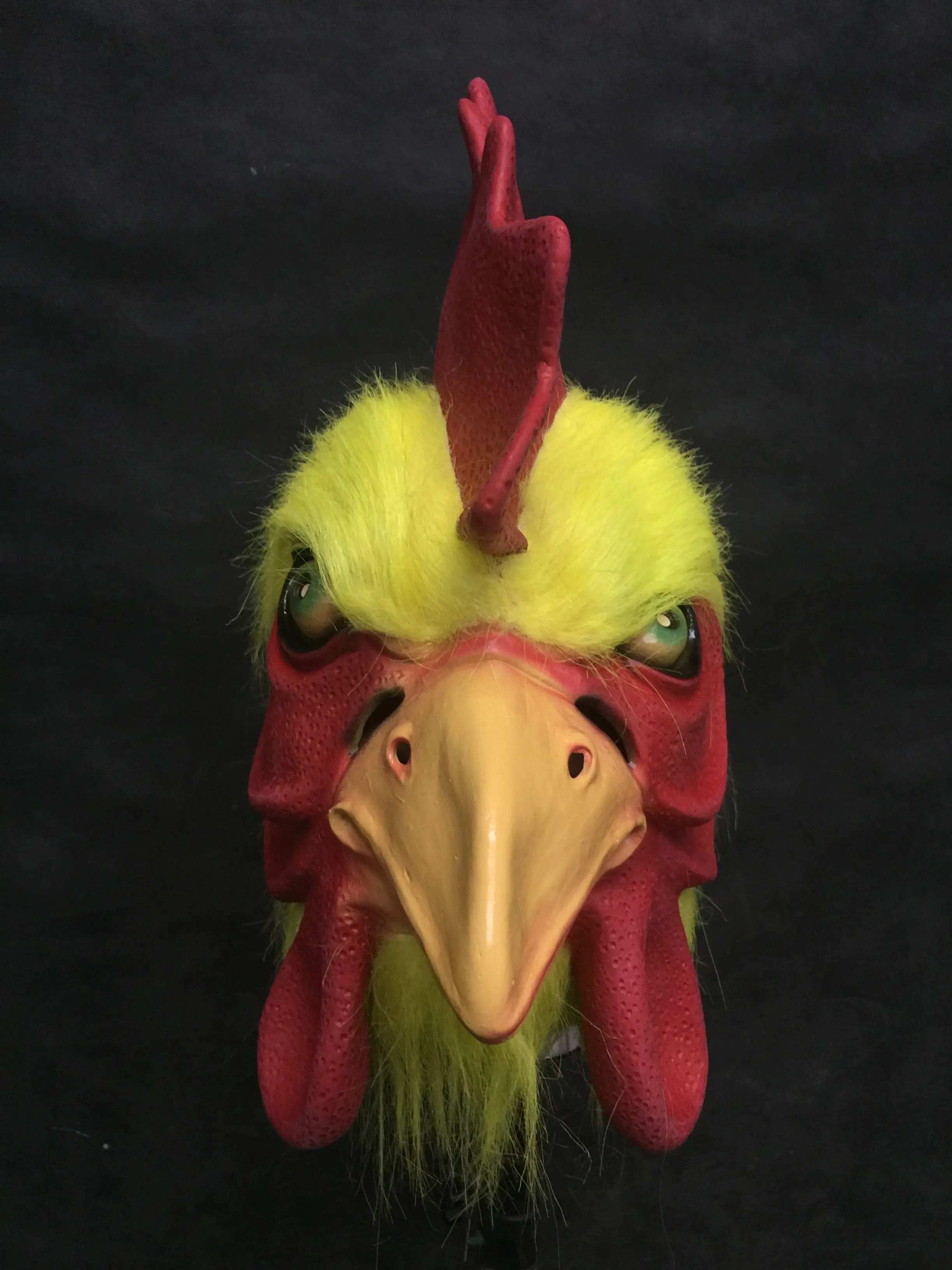 Halloween cock head mask funny props export holiday party animals headgear cosplay costumes cosplay anime