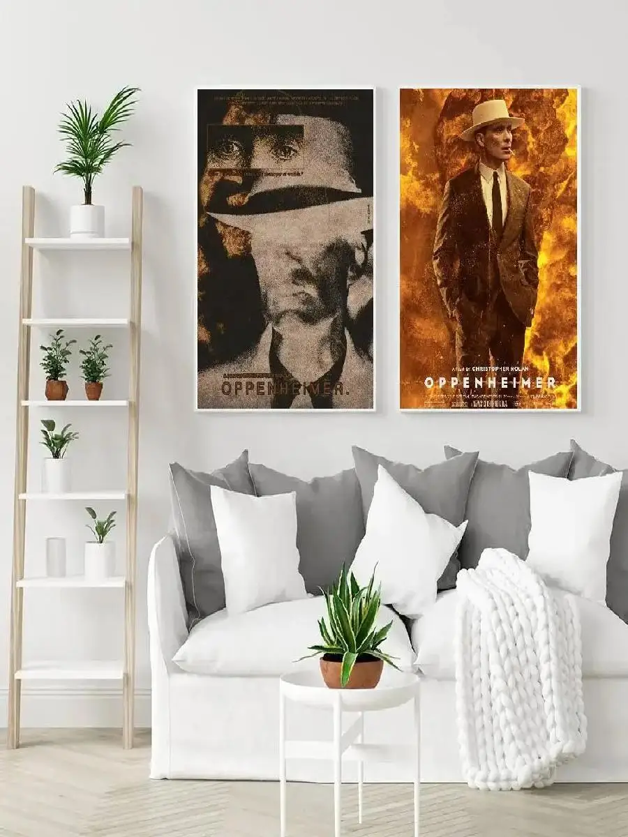 Oppenheimer الفيلم المشارك جدار ديكور فني المنزل اللوحة الرقمية لغرفة المعيشة المطبخ مطعم