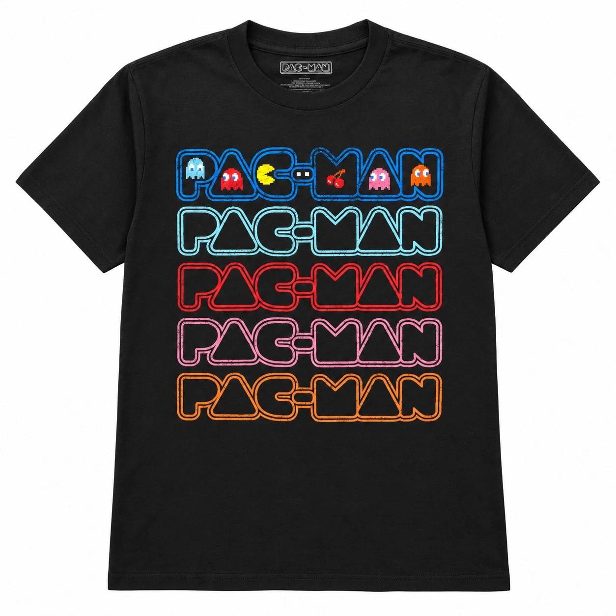 Retro Gaming T Shirt - Pacman Retro Arcade Game T-shirt Neon