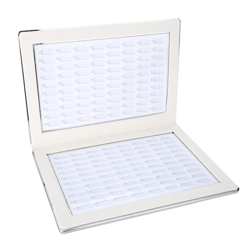 Easy Carry Foldable Nail Color Display Chart Easy Carry Book Nail Gel Color Card Nail Polish Display Rack For Home Manicure