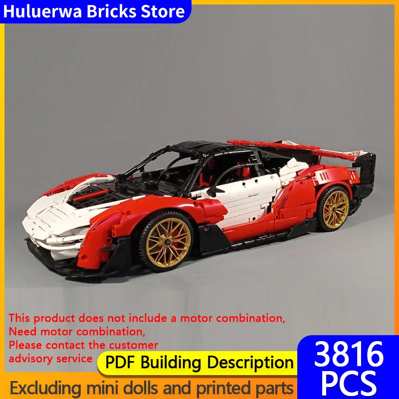 

Модель скоростного гоночного автомобиля MOC, строительные кирпичи, сабля, верхний уровень, спортивный автомобиль, модульная технология, детские праздничные подарки, сборный игрушечный костюм