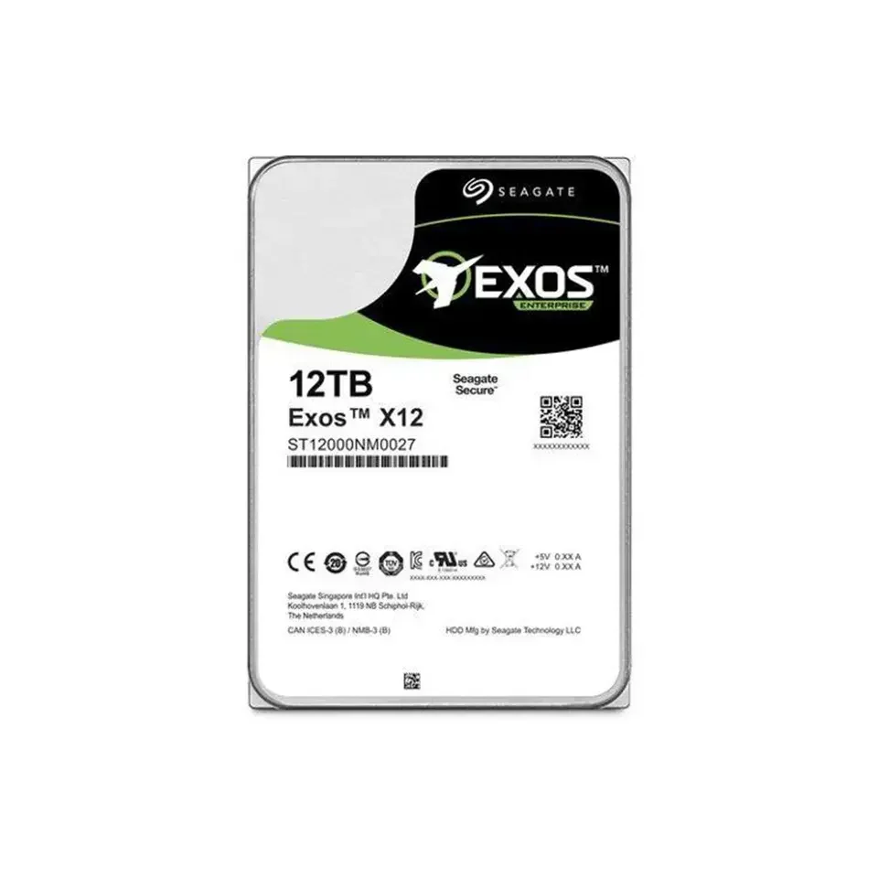 

Customized high quality ST12000NM0027 Exos 12TB 3.5 7200RPM 256MB SAS 12GB Enterprise Bare HDD