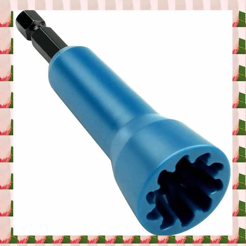 

Wire Twisting Tool, Wire Nuts Driver, Spin Twist Wire Connectors Socket Wire Twisting Spinner With 1/4Inch Chuck Blue A