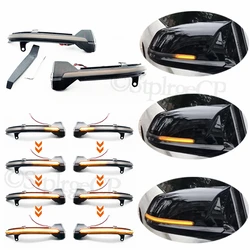 2pcs For BMW 5 6 7 Series F10 F11 F07 F06 F12 F13 F01 Dynamic Turn Signal LED Rearview Mirror Indicator Blinker Repeater Light
