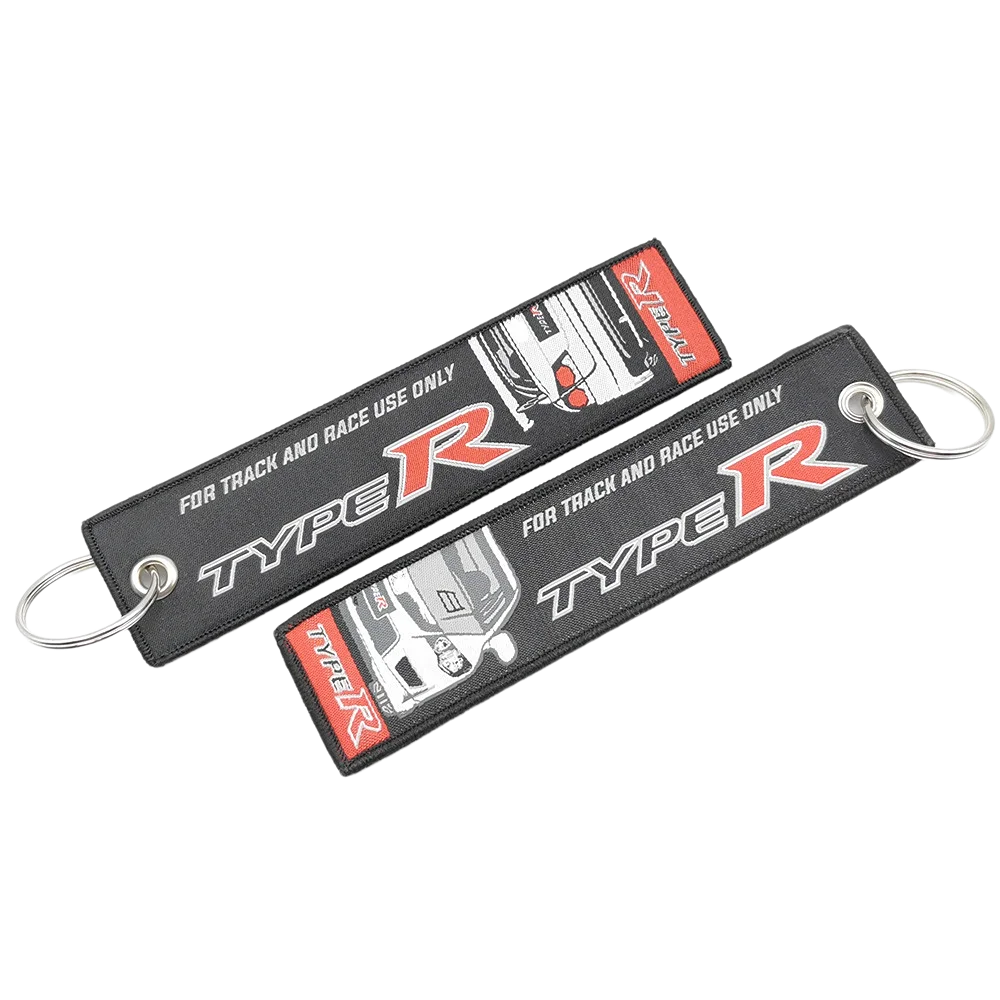 Toyota Keychain Jdm Modification Culture Keytags Short Embroidered Nylon Car Keyrings Automotive Keychain for  Honda Civic Trd