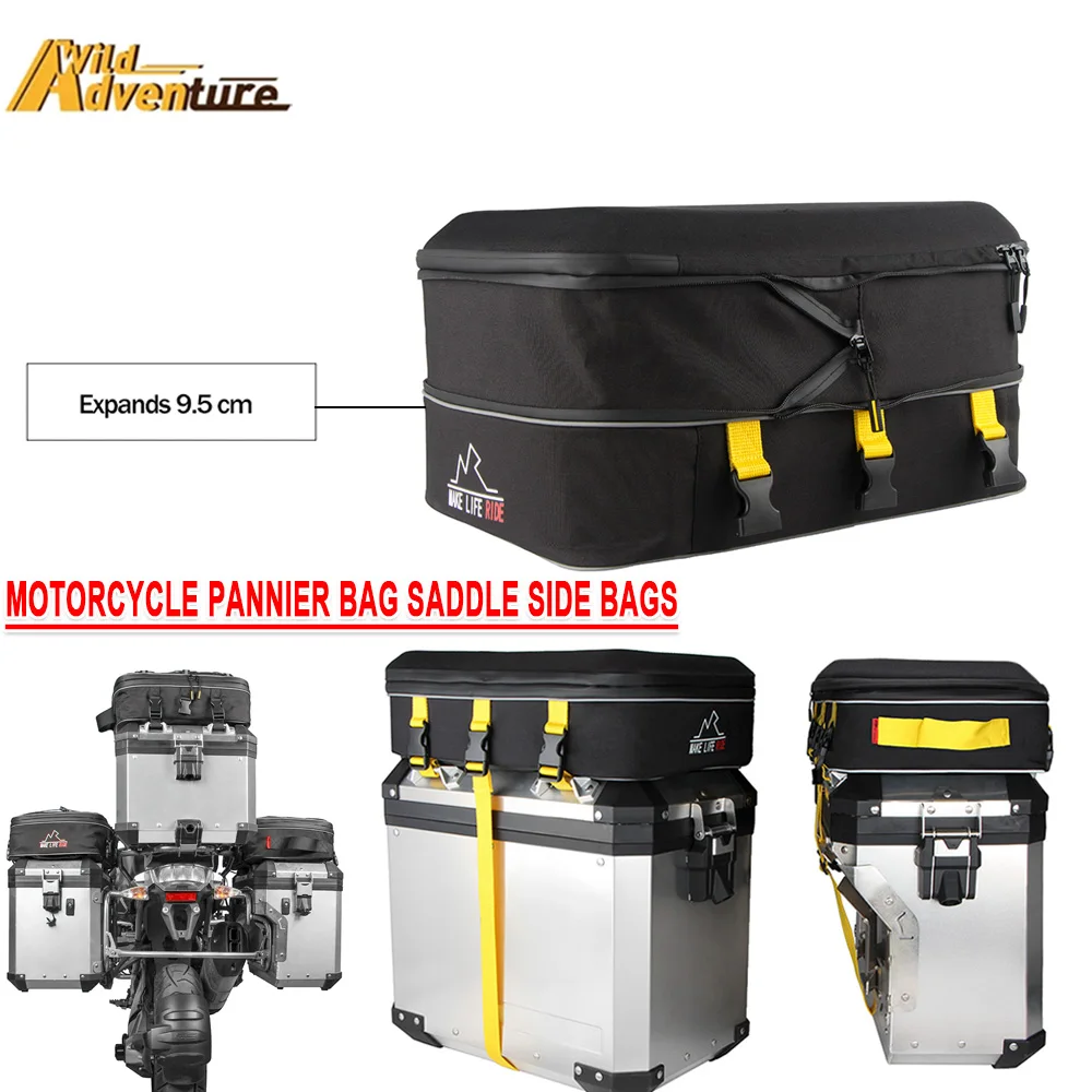 

Motorcycle Saddle Side Pannier Bag Riding Luggage Storage Travel Bag For R1250GS R1200GS R 1250 GS LC ADV For Benelli TRK 502 X