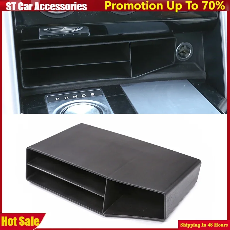 For Land Rover Discovery 5 LR5 2017 Car-Styling Plastic Central Console Mode Multifunction Storage Box Phone Tray Accessory