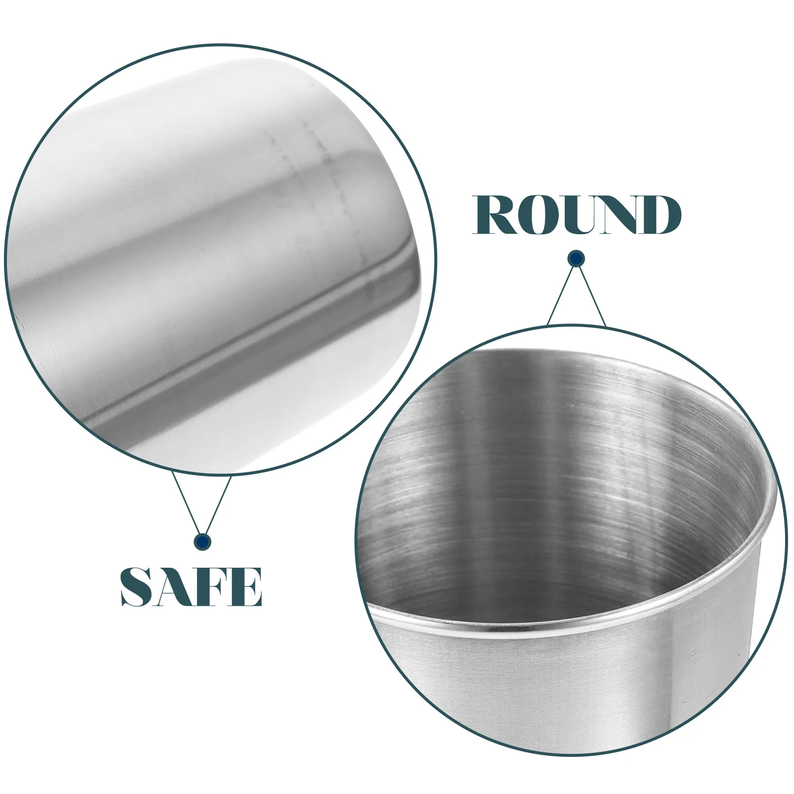 

180Ml Stainless Steel Water Cup Tumbler For Home Bathroom Kitchen Use Multi Purpose Beverage Container Cups Stainless