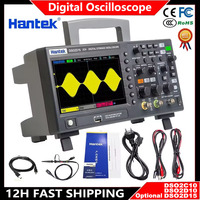 Hantek DSO2D15 2C10 2D10 2C15 Digital Oscilloscope 2 Channels 100Mhz/150Mhz Storage USB Osciloscopio Portable Multimeter Tester