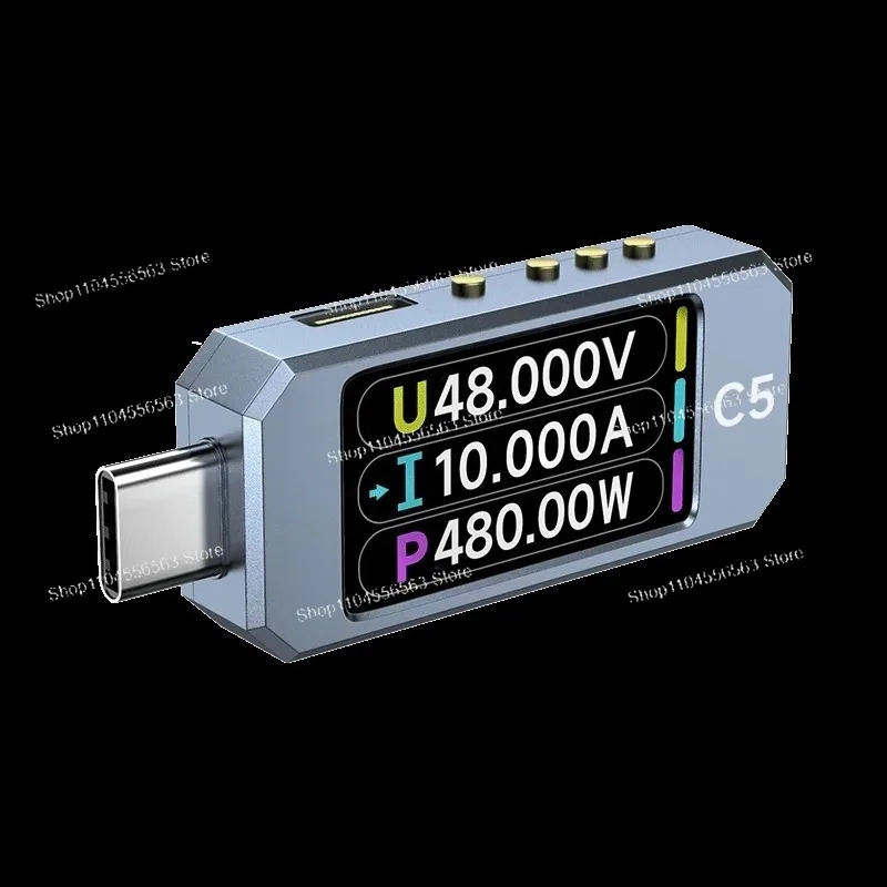 

Измеритель напряжения и тока USB C5 - Тестер активации PD3.1 Deception/EPR/Aging (с поддержкой 48В)