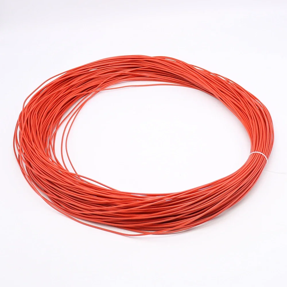 Materiale per tessitura in plastica sintetica in rattan circolare in rattan PE rosso da 2,5 mm 500G