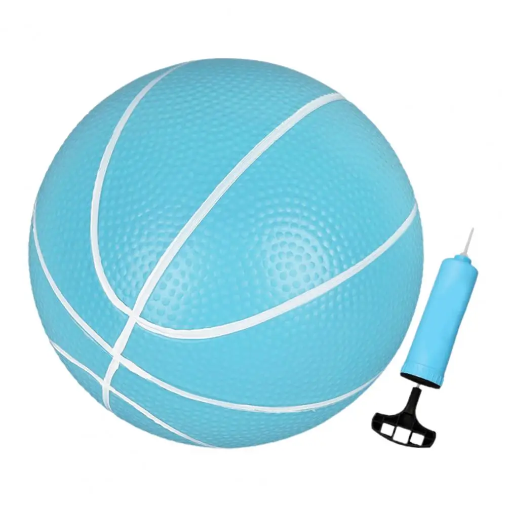 Ball Toy  Interesting Soft with Inflator  Candy Color Small Basketball Home Toys