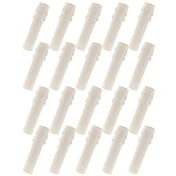 20 Pcs Teardrop Plastic Sleeve Candles Pendant Lights Socket Covers