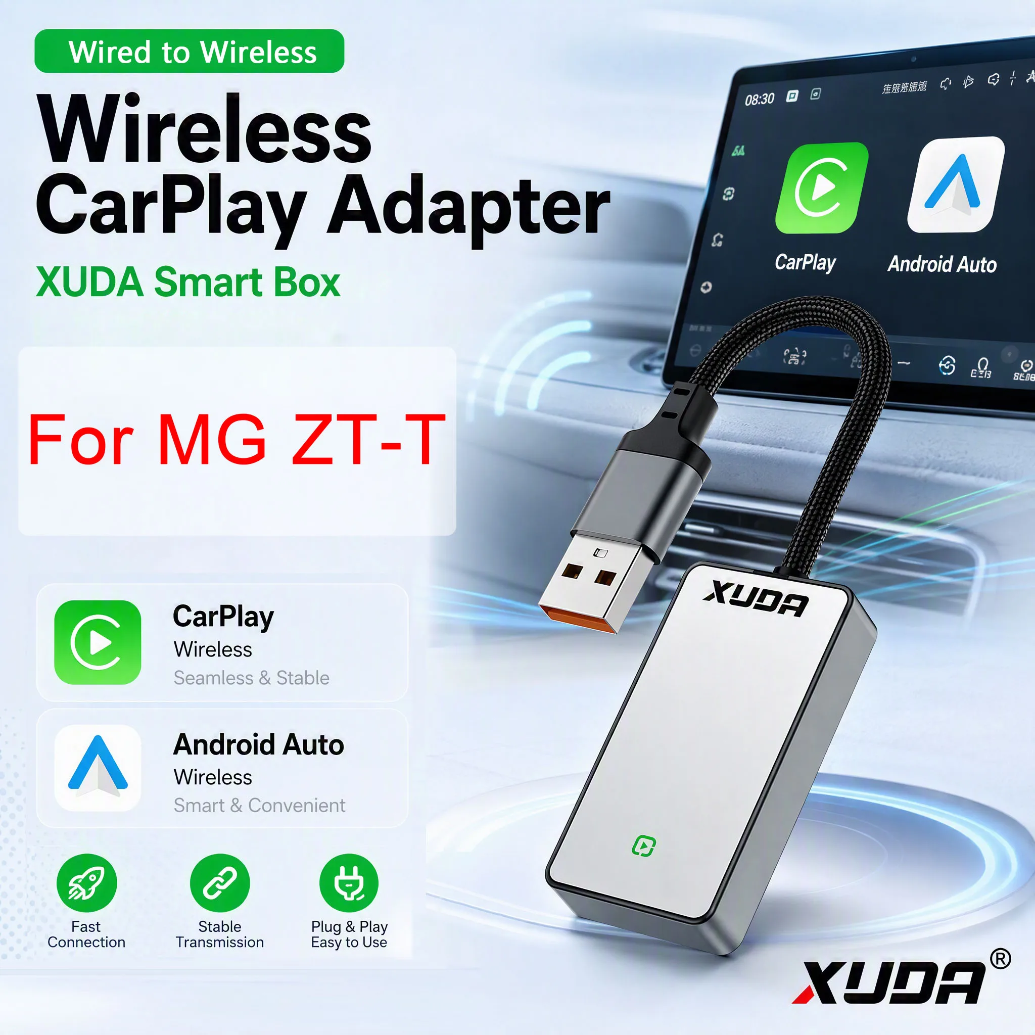 xuda-apple-carplay-android-auto-smart-box-for-mg-zt-twifi-btmusic-multilingual-google-map-spotify-navigation-voice-control