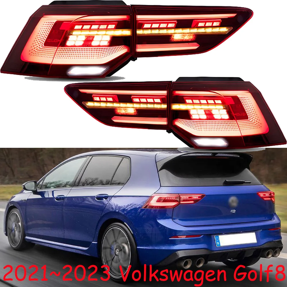 

car bumper tail light for Volkswagen Golf8 taillight LED 2020~2023y car accessories Taillamp for VW Golf8 fog lamp