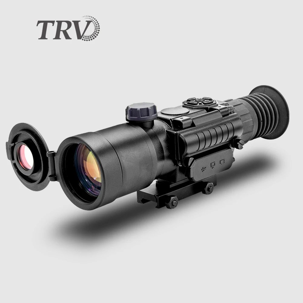 High-Performance Night Vision Scope With 50mm Objective Lens, COMS Sensor, WiFi, PIP Function, And Infrared Illuminator