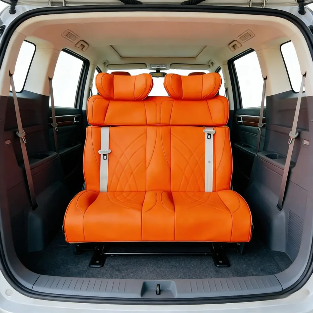 Wholesale Leather car Seat Multifunctional Customizable Converts RV Camper Vans Motorhomes Into Flat Beds