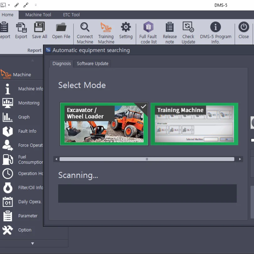 Doosan Excavator / Wheel Loader Monitoring Program DMS-5 v3.1.8 Special Mode [04.2024]+keygen