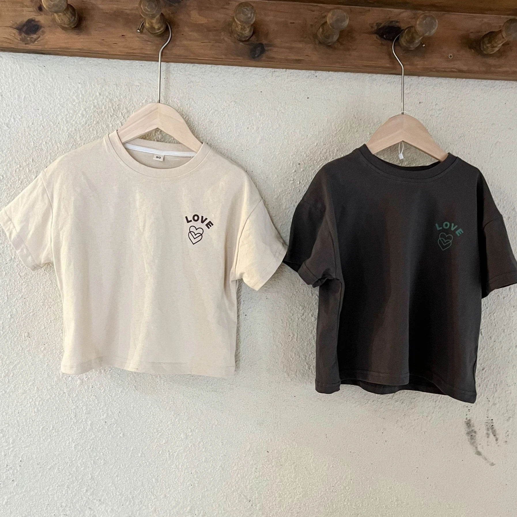 

T-shirt 2026 Spring and Summer New Children's Clothing Korean Style Boys and Girls Loose Casual Cotton Printed T-shirts