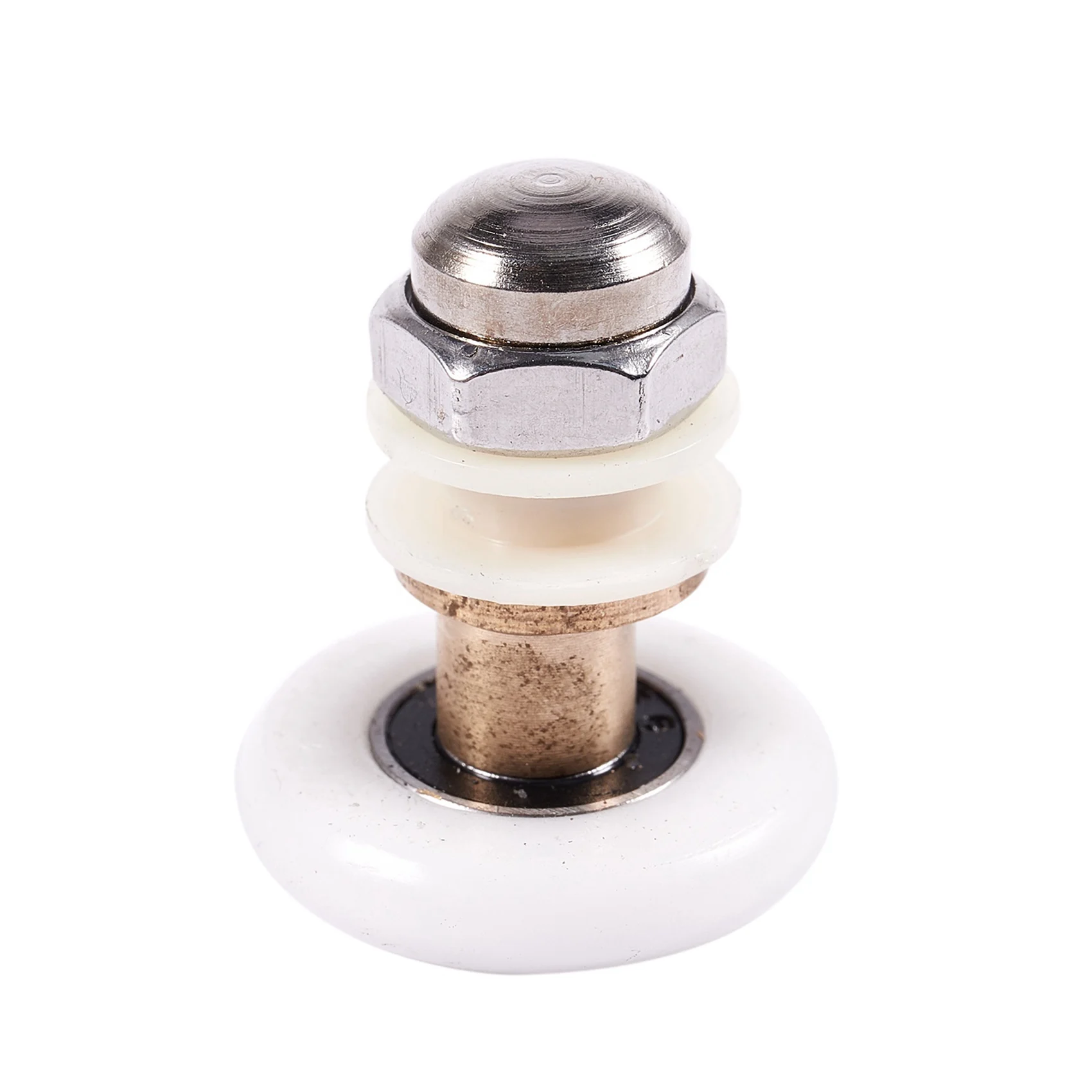 M04K Мыло из нержавеющей стали с роликовым направляющим колесом для раздвижной двери душа, диаметр колеса 27 мм