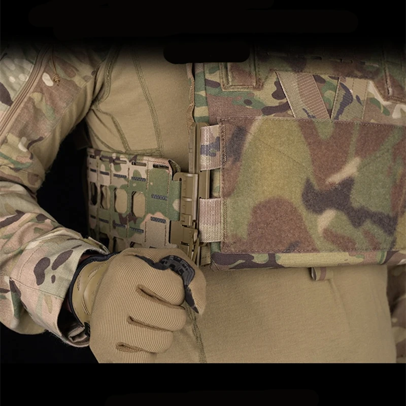 K シリーズハンティングベストチェストリグ軽量ガードル K19 KZ ベスト、クイックリリースサイドウォールモールカマーバンドウエストバンド