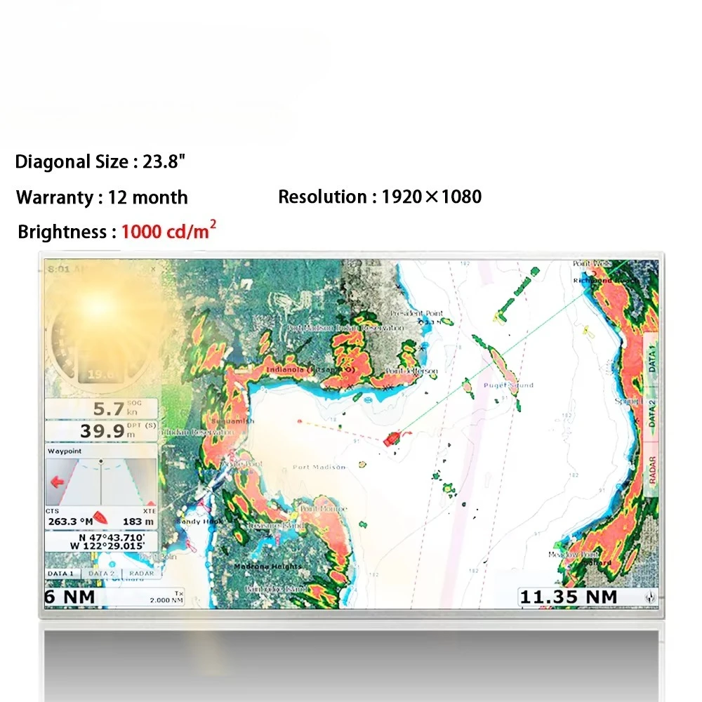 

23,8-дюймовая ЖК-панель 1920x1080 FHD G238HCJ-LH1 IPS, уличный дисплей, читаемый при солнечном свете, 23,8-дюймовые ЖК-модули