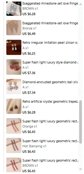 

29модель *2 пары, всего 58 пар. Золотые модные простые серьги в стиле ретро, простой дизайн, квадратные серьги-гвоздики с темпераментом, оптовая продажа