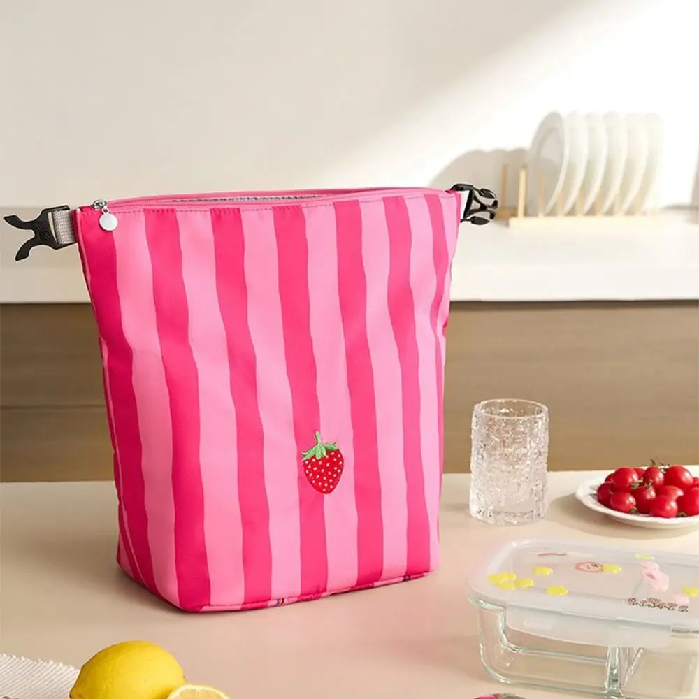 Creative Cat Print Food Storage Handbags Portable Thicken Thermal Cooler Box Waterproof Leakproof Food Container Bag Outdoor