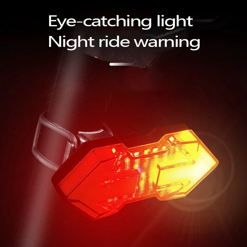 Rear Lamp Smart Bike Wireless Remote Turn Signal Lights Bicycle LED Taillight Easily Installation Personal Bicycle Parts