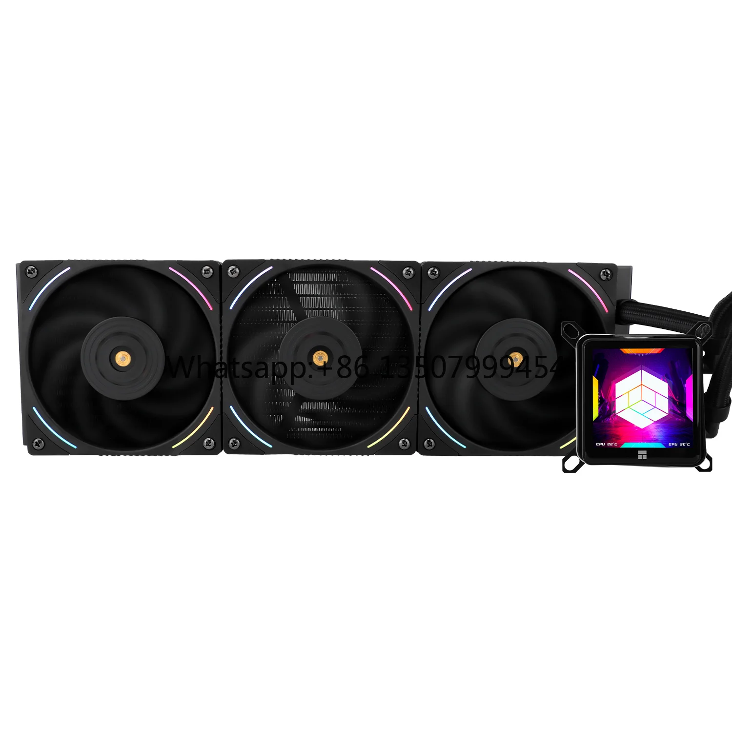 Thermalright FG360 ARGB Thermalright Frozen Guardian 360 ARGB CPU Water Cooler with 3 PWM Fans with 2150RPM IPS LCD Screen