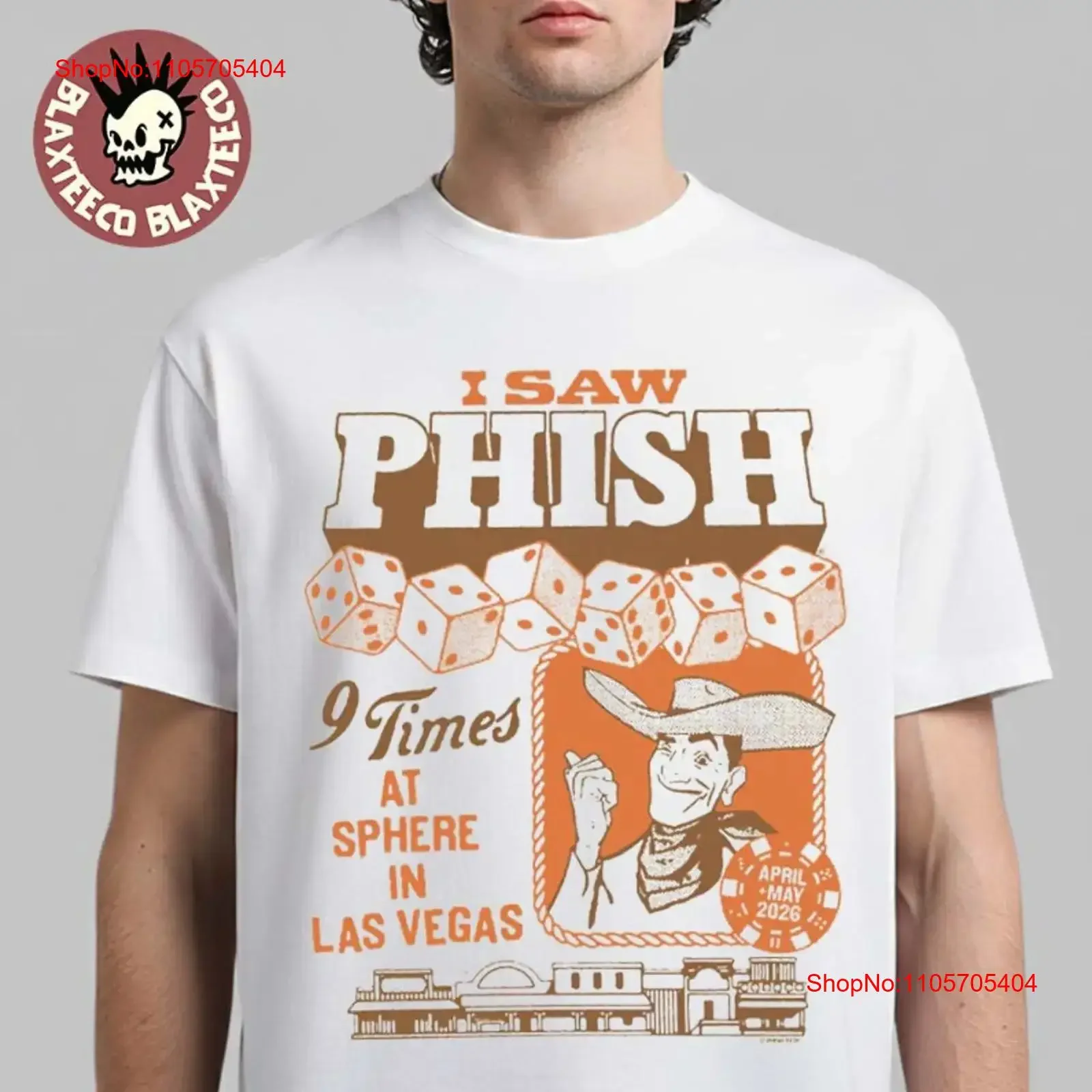 Phish I Saw 9 Times At Sphere In Las Vegas 2026 Merch On April To May T Shirt long or short sleeves vintage Washed