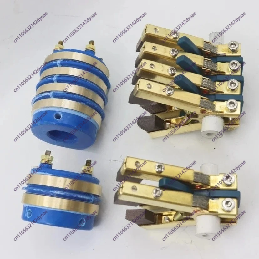 2 Road 4Road Collector Ring 20x50 Carbon Brush Frame Herringbone 6x12 Conductive Ring Packaging Machine Accessories