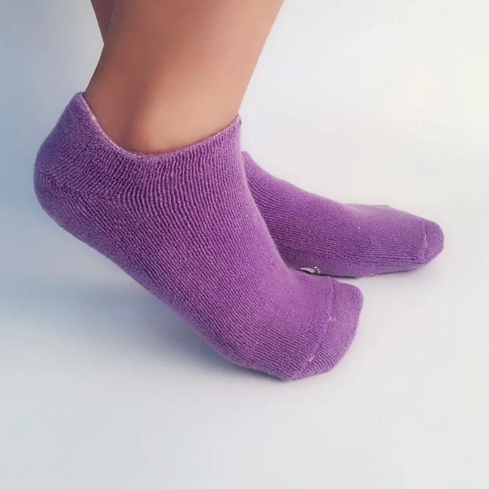 

Gel Socks Spa Moisture Repair Cracked Heel Mineral Oils Jojoba Grape Olive Soften Hands Feet Nourishing Gloves