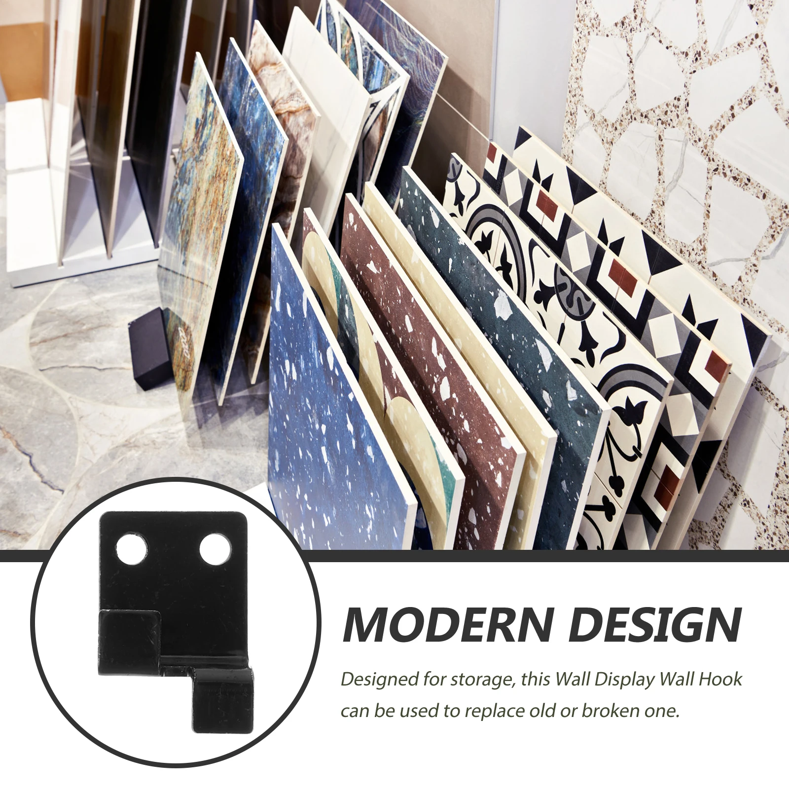 

6pcs Brackets Heavy Headboard Wall Mounting Brackets Duty Tile Display Rack Stainless Steel Mirror Holders U Bracket Mounting