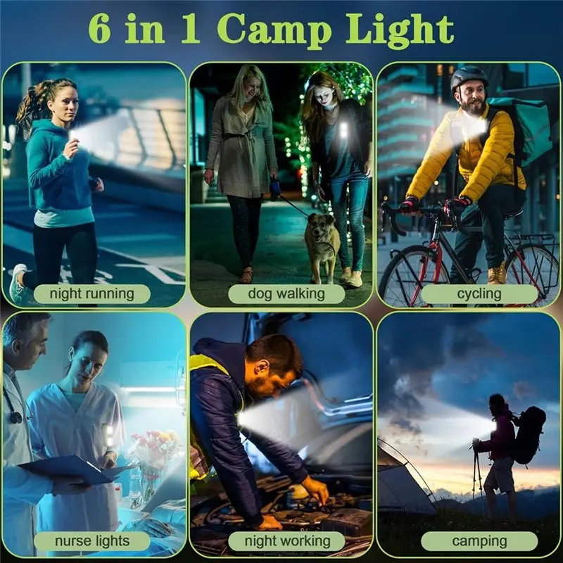 A25P LED Flashlight Running Clip Lights Gift Safety Bike Lights For Dog Walking At Night