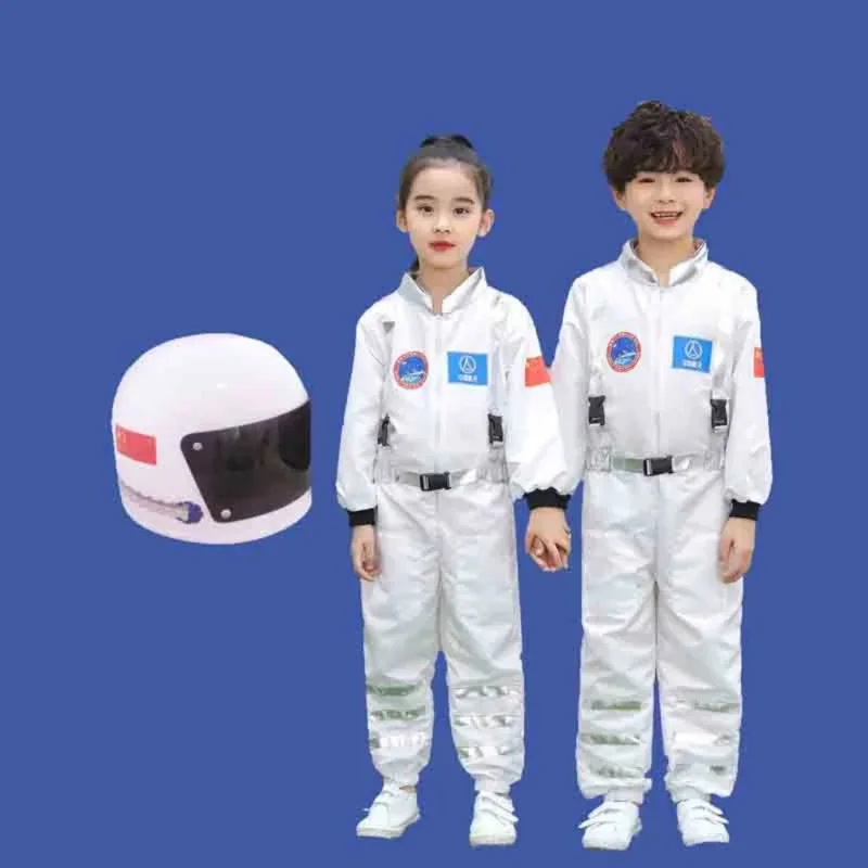 Gioco di natale astronauta Costume Cosplay gioco di ruolo carnevale di Halloween vestito completo per bambini vestito spaziale regalo di compleanno