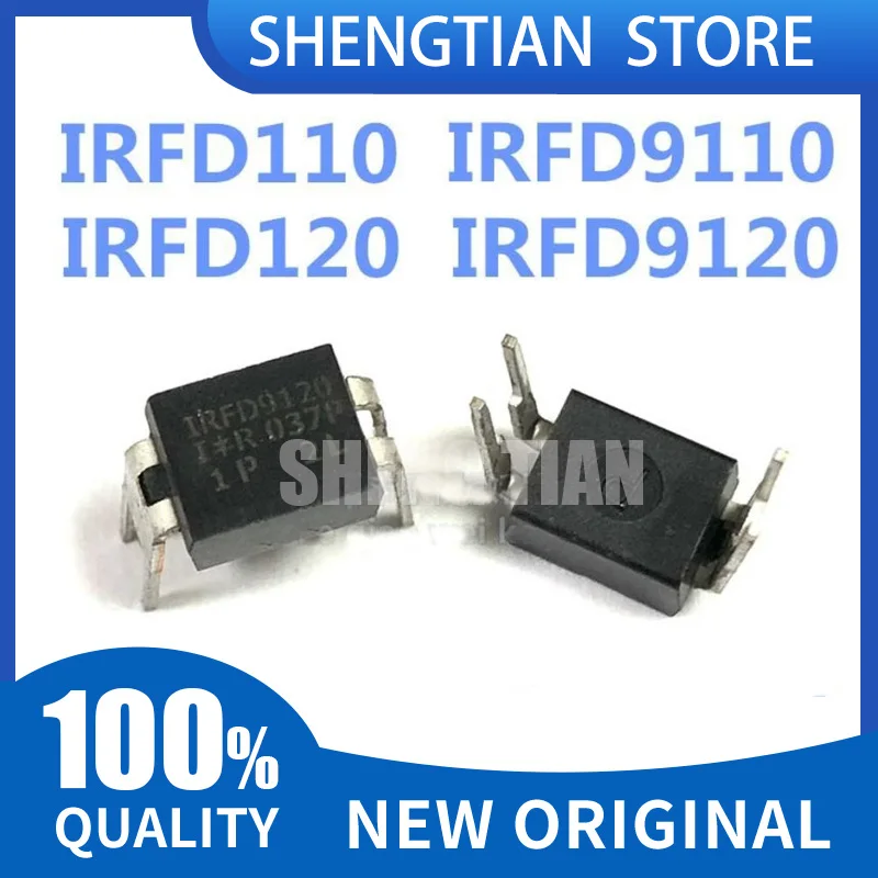 10pcs/lot IRFD110 IRFD120  IRFD9120  IRFD9110 DIP-4 In Stock