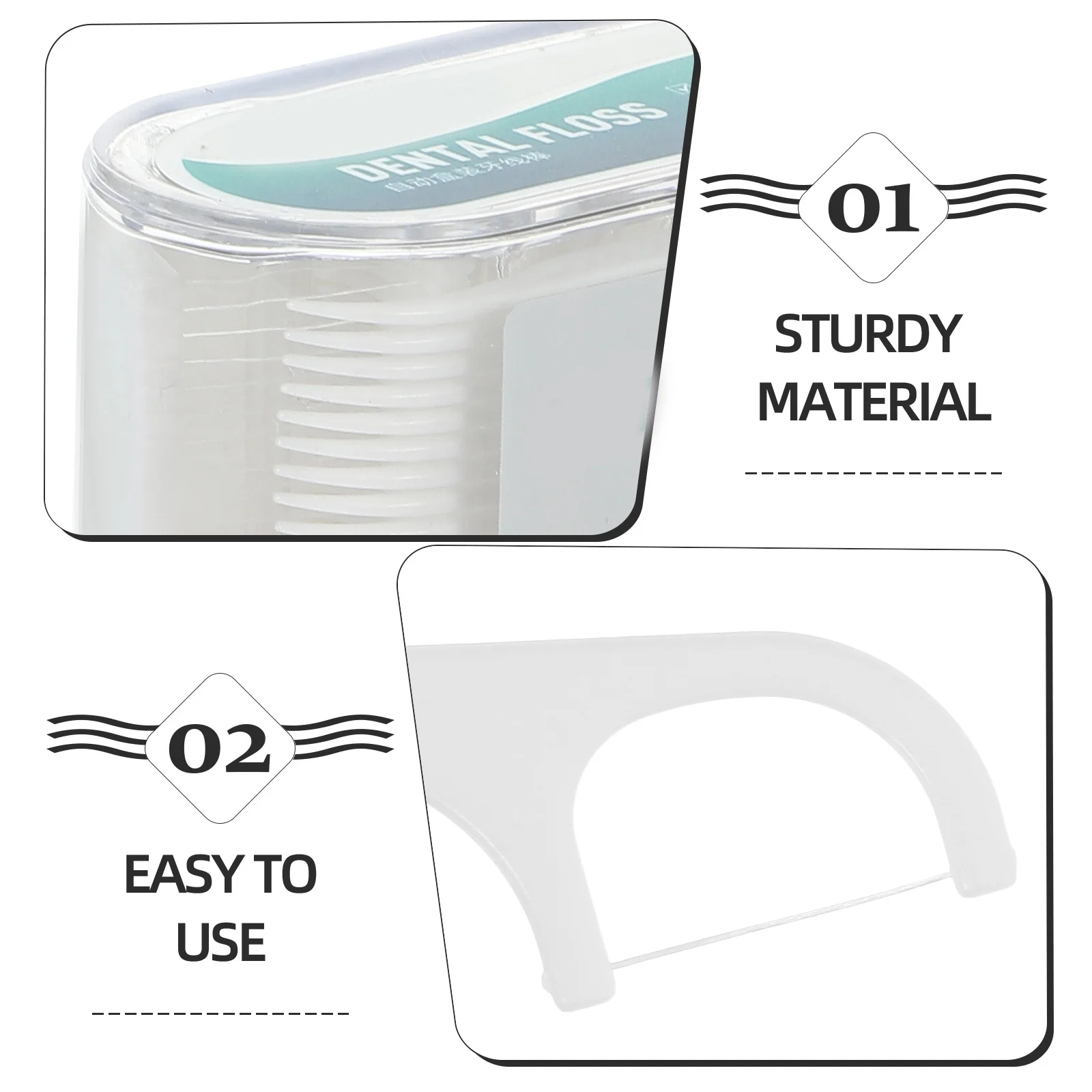 2 صناديق الخيط التلقائي يختار المحمولة المدمجة خيط تنظيف الأسنان لتنظيف الأسنان أدوات العناية بين الأسنان لوازم نظافة الفم #2