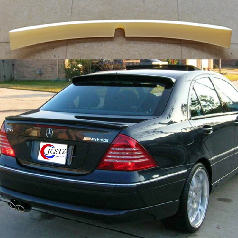 Unpainted Primer Rear Roof Spoiler Car Wing For Mercedes-benz W203 2000-2007